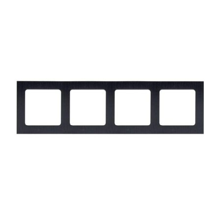 Рамка 4-м Стокгольм металл. черн. PROxima EKF EZM-G-305-10