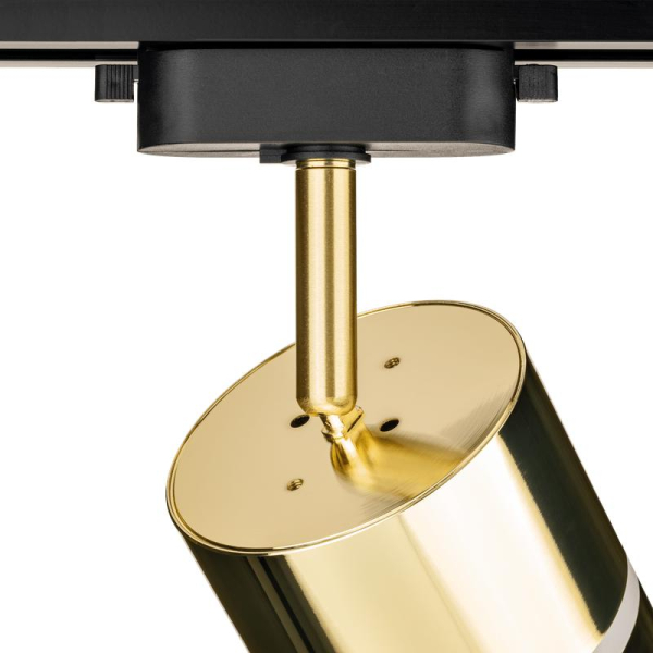 Светильник трековый ARTLINE поворотный 85х85х80мм GX53 230В алюм./пластик. 4кв.м зол. Ritter 59868 2