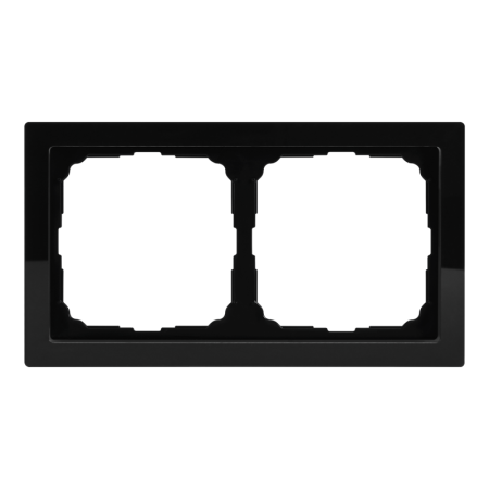 Рамка 2-м ArtGallery Pure матов. органич. стекло черн. SE GAL331002