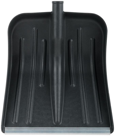 Лопата для уборки снега малая 360х400мм без черенка пластик. 68098