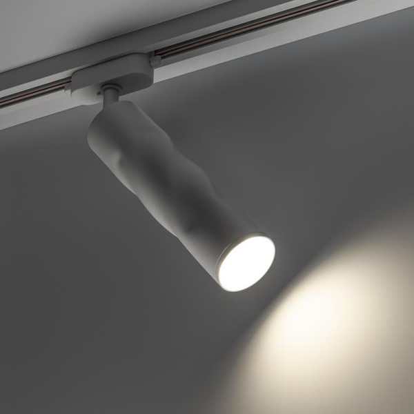 Светильник трековый поворотный ARTLINE 55х55х200 GU10 230В алюм. 2.6кв.м бел Ritter 59931 3