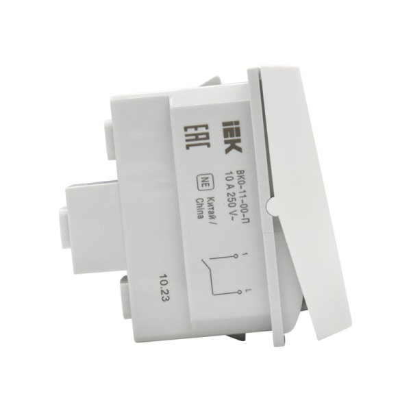 Выключатель 1-кл. 1мод. ВК0-11-00-П бел. PRIMER IEK PR-KK40D-VO-2-1-K01