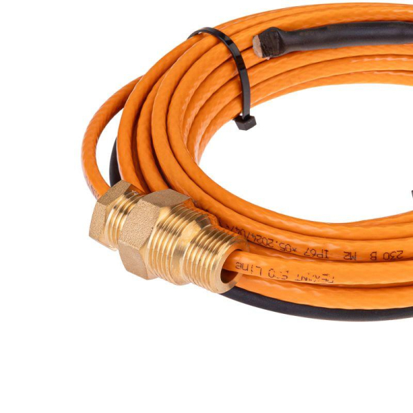 Кабель греющий саморег. пищевой ECO Line (комплект в трубу) 10HTM2-CT (8м/80Вт) Rexant 51-0604