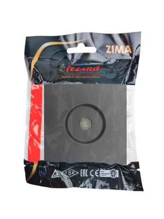Розетка ТВ оконечная СП ZIMA IP20 черн. бархат LEZARD 704-4288-130
