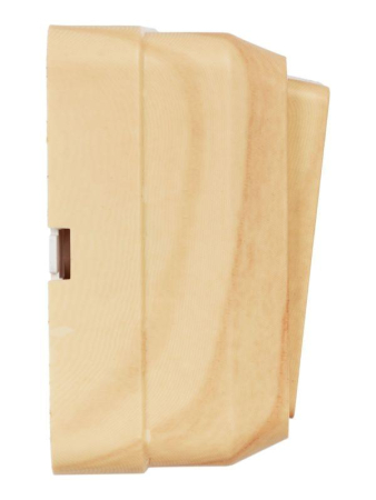 Выключатель 2-кл. ОП Октава 10А IP20 ВС20-2-1-ОС с индикацией сосна GENERICA EVO21-K03-10-DC