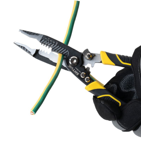 Клещи электромонтажные многофункциональные 6-в-1 210мм (08500) SHTOK 376308