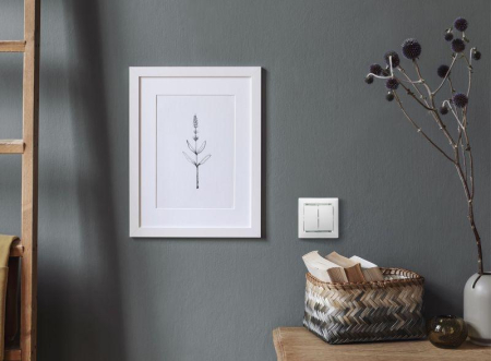 Выключатель 2-кл. СП Valena 10А IP31 250В механизм бел. IEK 774405