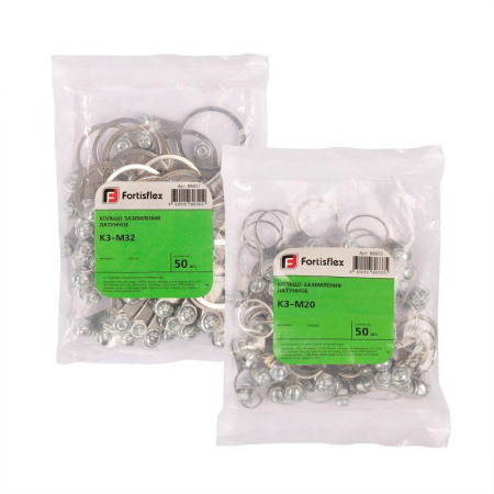 Кольцо заземления КЗ-М25 латун. Fortisflex 88656