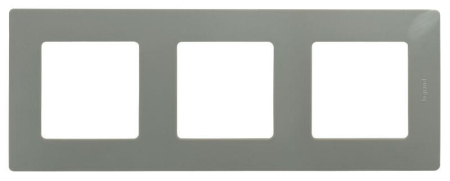 Рамка 3-м Etika светл. галька IEK 672523