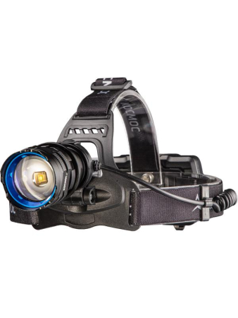 Фонарь налобный аккум. 10Вт Laser LED/Li-ion18650 3х1200мА.ч алюм. КОСМОС (KOC854Lit)