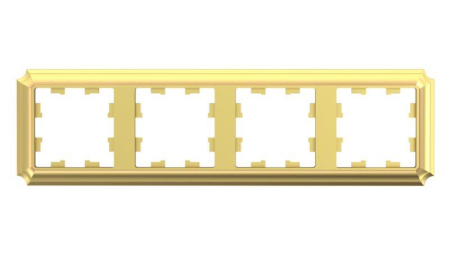 Рамка 4-м AtlasDesign Antique универс. зол. SE ATN101604