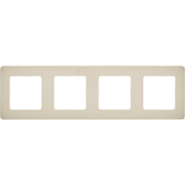 Рамка 4-м Inspiria сл. кость IEK 673961