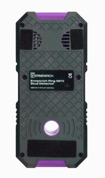 Детектор скрытой проводки Ping SM70 фиолет. Ermenrich 83841