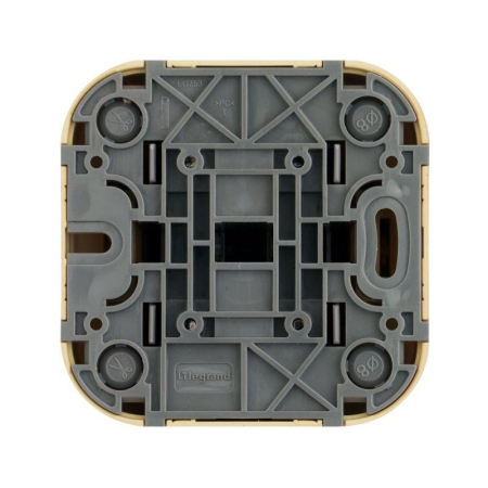 Выключатель 2-кл. ОП Quteo 10А IP20 10AX дерево IEK 782262