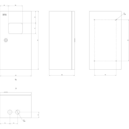 Корпус ЩМПг (окно)-01 410x220x175 IP54 NO_SIMPLE_STM_SHMPg(okno)-01_IP54 метал. Эра Б0041660