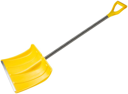 Лопата для уборки снега "Гардения Монблан" 500х375х1340мм стеклопластик. черенок; пластик. 68109