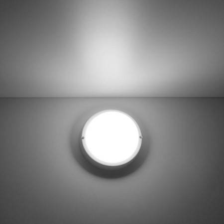 Светильник светодиодный Elementary 8Вт 4000К IP65 800лм d140х48мм ДБП круг настен./потолочн. GAUSS 126411208