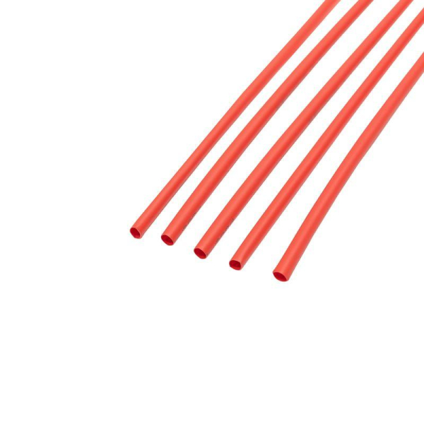 Трубка термоусадочная ТУТ нг 3.0/1.5 красн. 1м REXANT 20-3004