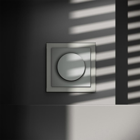 Светорегулятор поворотно-нажимной СП S70 600Вт механизм сталь Voltum VLS070305