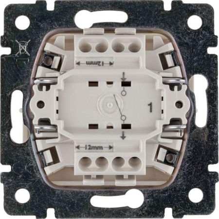 Выключатель 1-кл. СП Valena 10А IP31 250В механизм сл. кость IEK 774301