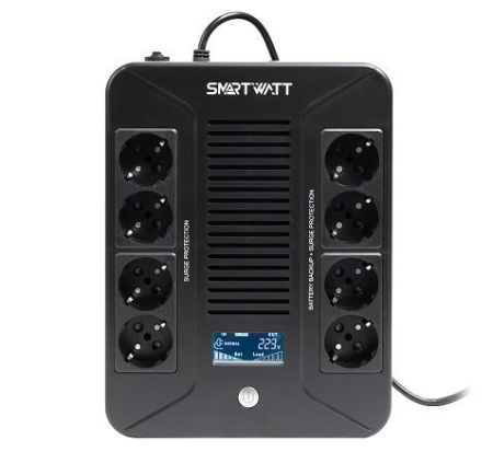 Источник бесперебойного питания UPS SAFE PRO LCD 1000  SmartWatt 3703020280003