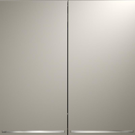 Переключатель проходной 2-кл. СП S70 10А с подсветкой механизм кашемир Voltum VLS020403