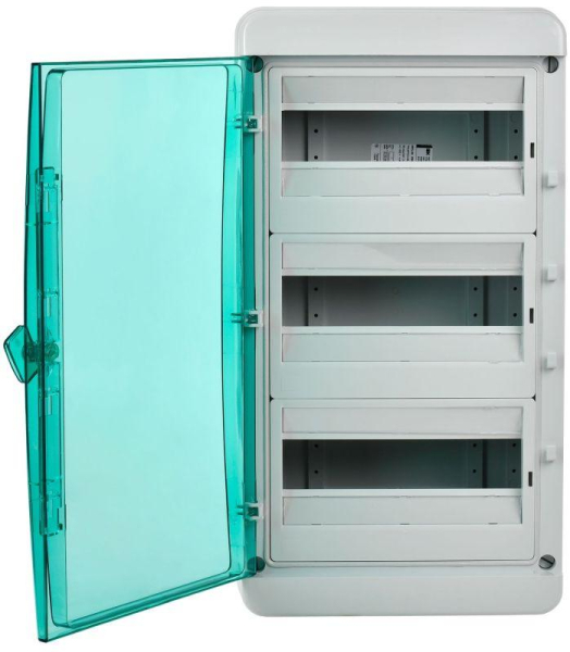 Корпус КМПн-36 TEKFOR IP65 зел. прозр. дверь пластик. IEK TF5-KP72-N-36-65-K03-K06