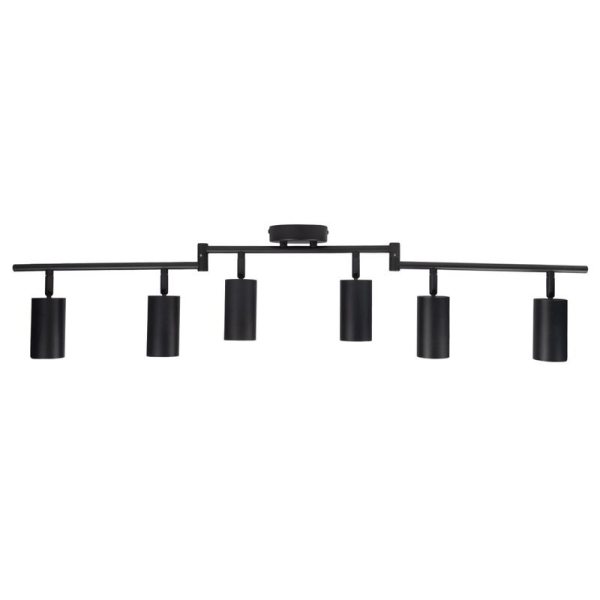 Светильник PCL-0606 6xGU10 IP20 230В BL настен./потолочн. декор. под лампу JazzWay 5066762