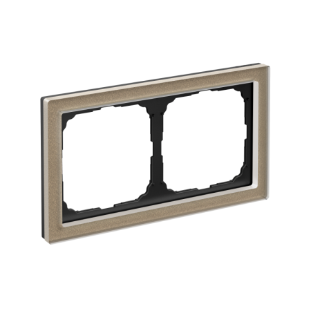 Рамка 2-м ArtGallery Pure органич. стекло шампань SE GAL320502