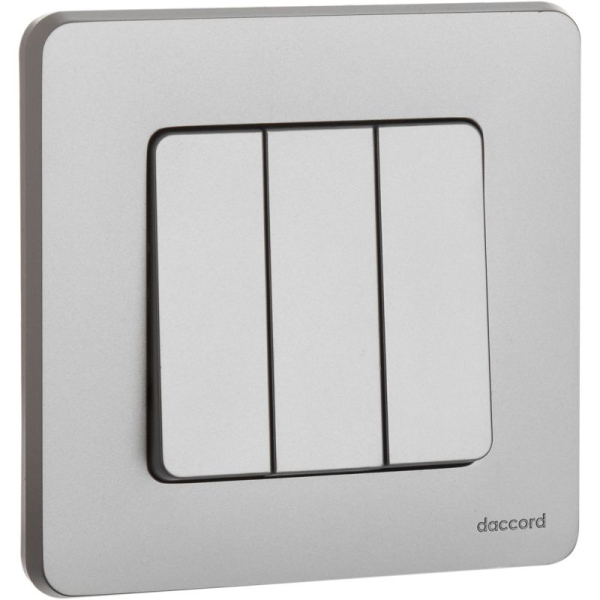 Выключатель 3-кл. Inspiria 10АХ 250В винтов. зажимы алюм. Leg 673542