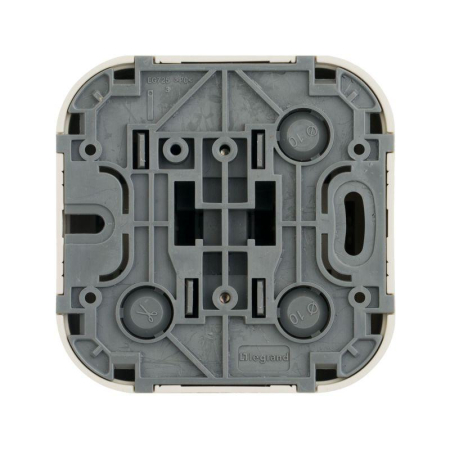 Выключатель 1-кл. ОП Quteo 10А IP20 10AX сл. кость IEK 782230