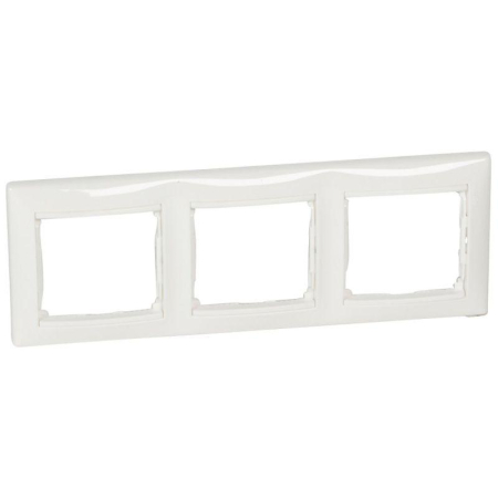 Рамка 3-м Valena горизонт. бел. IEK 774453