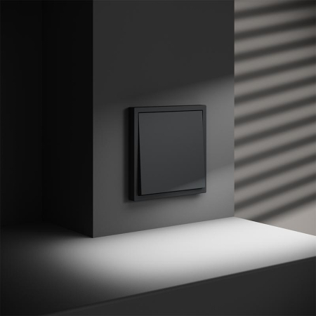 Выключатель 1-кл. СП S70 10А механизм графит Voltum VLS010107