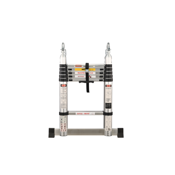 Лестница-стремянка телескопическая 1.9-3.85м (20103) SHTOK 376556