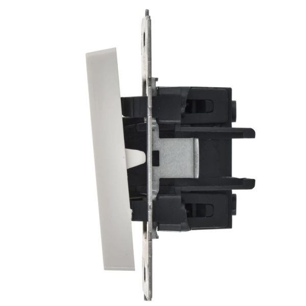 Выключатель 2-кл. Brite 10А ВС10-2-0-БрБ механизм бел. IEK BR-V20-0-10-K01-PRO