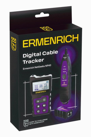 Тестер кабельный многофункциональный NetGeeks NP40 фиолет. Ermenrich 84549