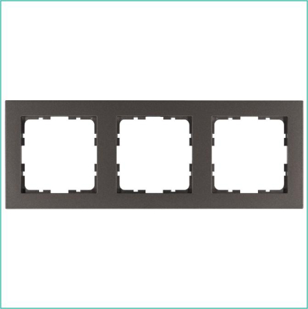 Рамка 3-м G-Classic мокко Jasmart G1003Z
