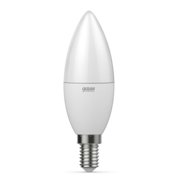 Лампа светодиодная Elementary 12Вт свеча 4100К нейтр. бел. E14 920лм GAUSS 33122