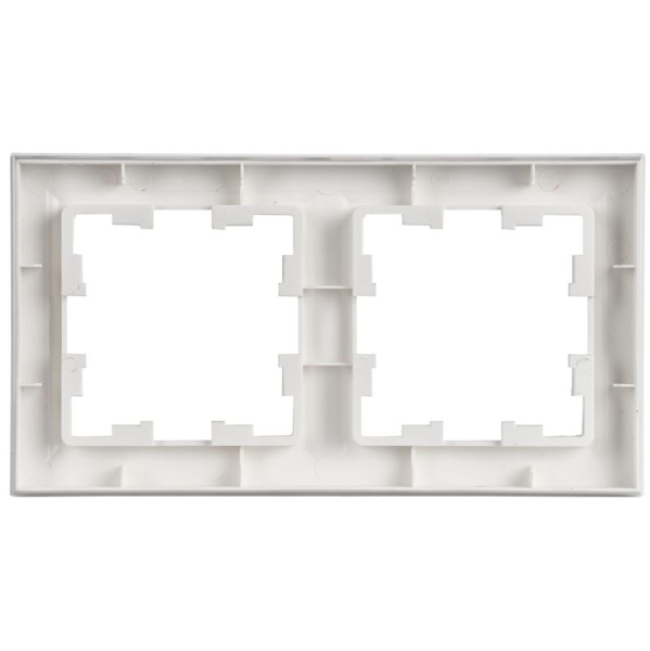 Рамка 2-м BRITE РУ-2-БрАБ арктич. бел. IEK BR-M22-K91