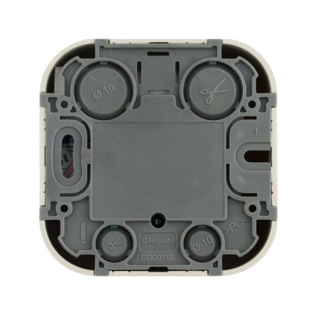 Розетка телефонная 1-м ОП Quteo RJ11 сл. кость IEK 782244