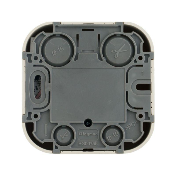 Розетка телефонная 1-м ОП Quteo RJ11 сл. кость IEK 782244