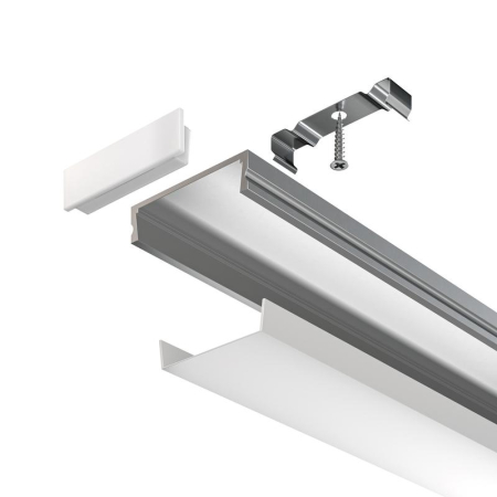 Профиль накладной 24х6 алюм. Maytoni ALM002S-2M