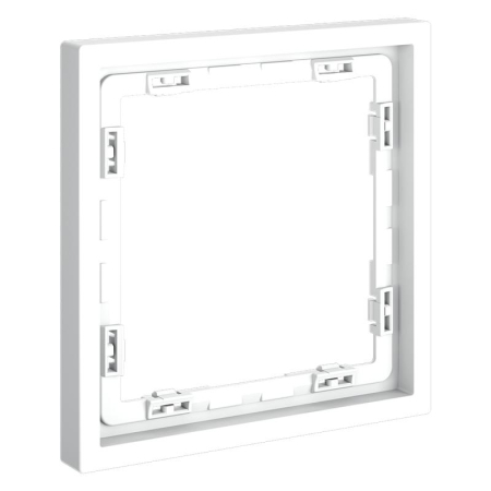 Рамка 1-м S70 пластик. бел. матов. Voltum VLS100102