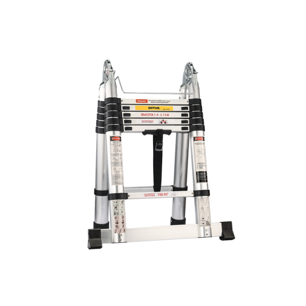 Лестница-стремянка телескопическая 1.9-3.85м (20103) SHTOK 376556
