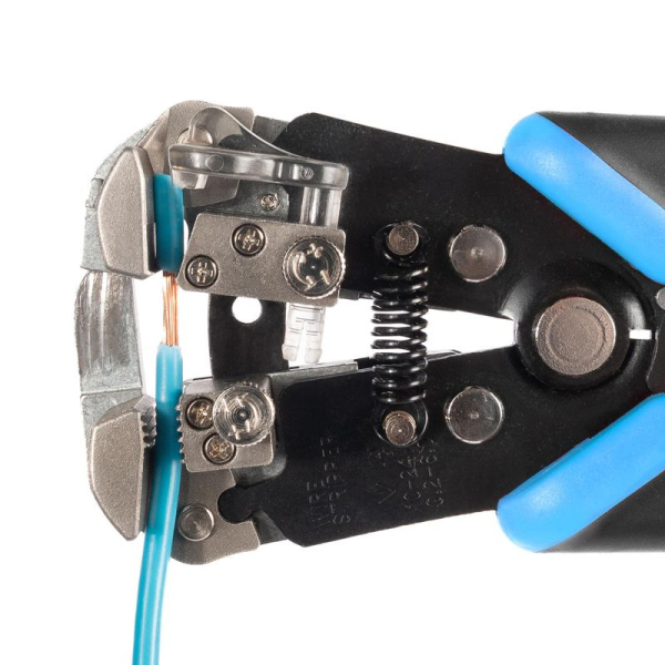 Стриппер автоматический с окном для сброса изоляции функцией продольной разделки проводов и модулем резки "CutPro" КВТ 89424