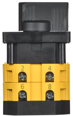 Переключатель кулачковый 10А (сх. 53) стандартная рукоятка IEK MI-CS10-010-053