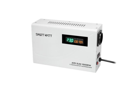 Стабилизатор напряжения настенный SMARTWATT AVR SLIM 1000RW 4512020310001