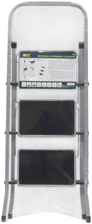 Лестница-стремянка 3 широкие ступ. Н=113см 5.2кг сталь FIT 65382