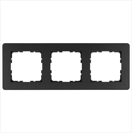 Рамка 3-м G-Flex антрацит Jasmart G1103B