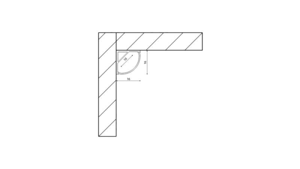 Профиль накладной угловой BEST SF-1616 L2000 алюм. SWG Standart 00-00000086